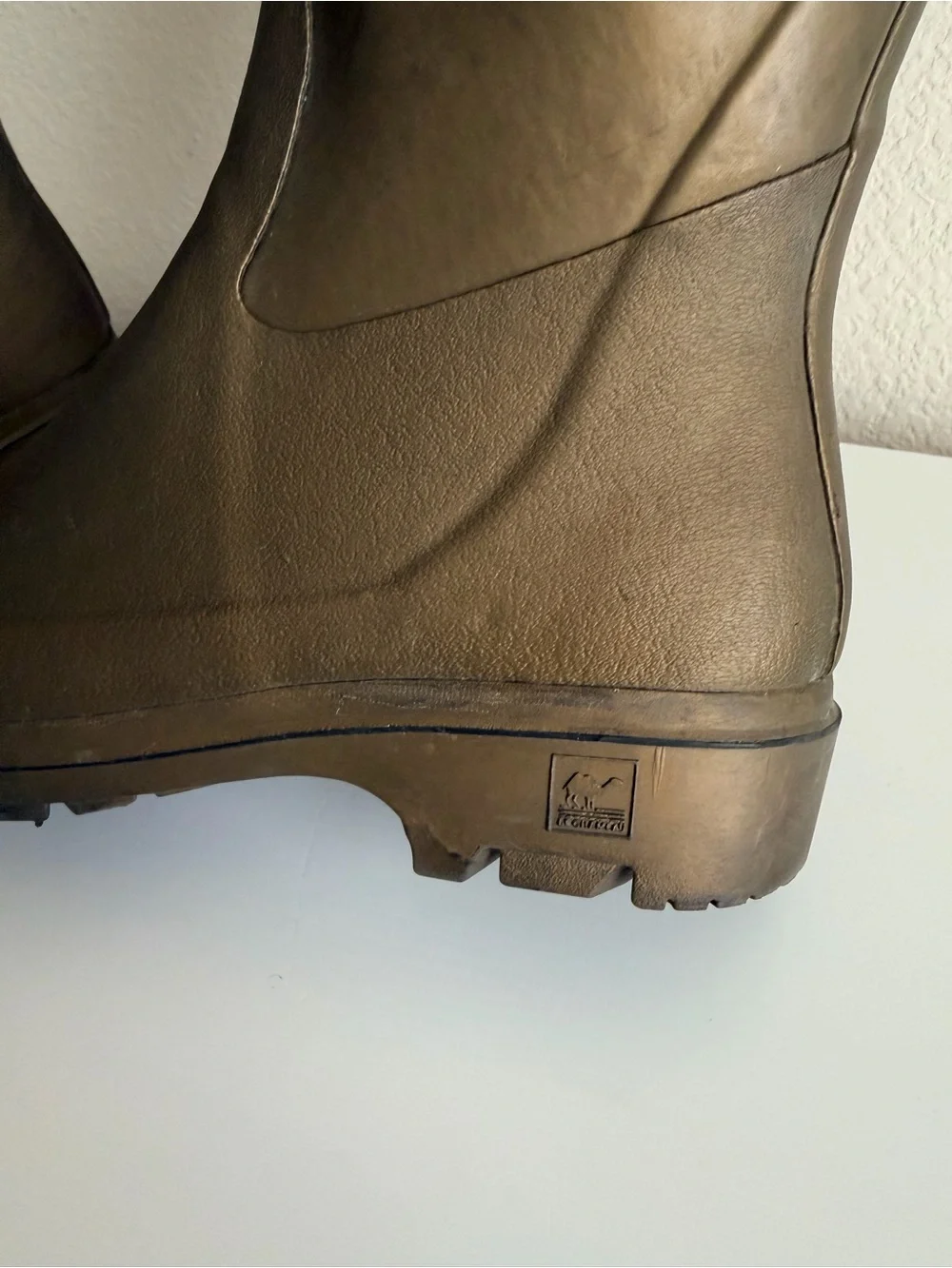 Le Chameau 1927 Tall Wellington Boots Bronze Jersey Lined Size 41